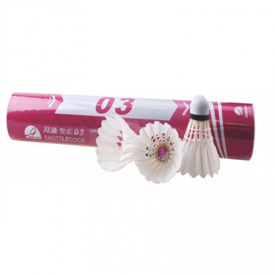 Good Quality Duck Feather JINQUE Shuttlecock 03 Good Quality Duck Feather JINQUE Shuttlecock 03