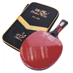 Double Fish Golden Table Tennis Racket