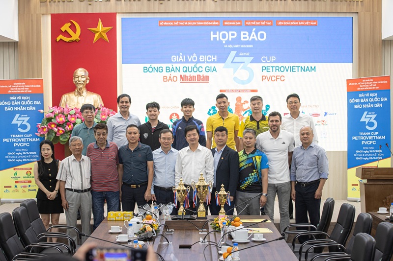 Nearly 200 athletes participate in the 43rd Nhan Dan Newspaper National Table Tennis Championship